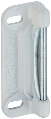 Storm/Screen Door Replacement Strike Plate, White