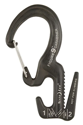 Figure 9 Carabiner, Black, Large