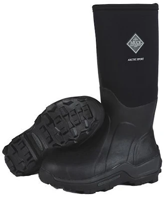 Arctic Sport High Boots, Black, Unisex Size 7 Men/8 Women