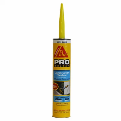 Construction Sealant, White, 10.1-Oz.