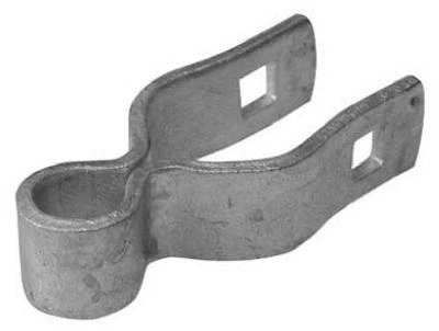 Galvanized Chain Link Gate Frame Hinge, 1-3/8 x 5/8 In.
