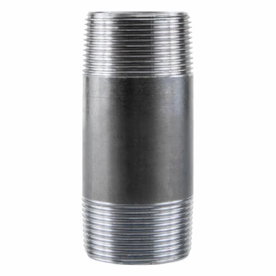 1-1/2 x 4 In. Black Pipe Nipple
