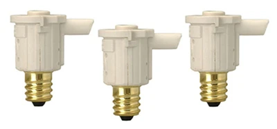 Candelabra Photocell Sensors, Indoor/Outdoor, 3-Pk.