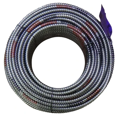 Aluminum Metal Clap Conduit, Flexible, 12-Gauge, 250 Ft.