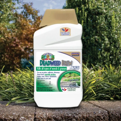 Captain Jack's Deadweed Brew 32 Ounce Concentrate Weed and Grass Control for Organic Gardening