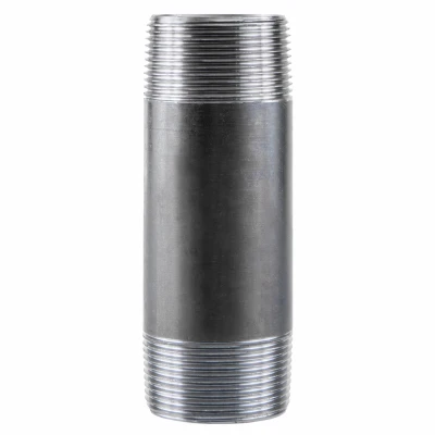 1-1/2 x 5 In. Black Pipe Nipple