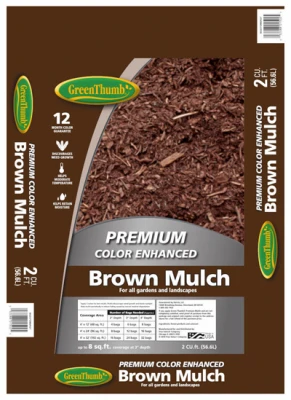 Colored Mulch, Brown, 2-Cu. Ft.