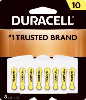 Hearing Aid Battery, Size 10, 8-Pk.