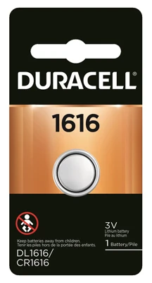 Lithium Keyless Entry Battery, #1616, 3-Volt