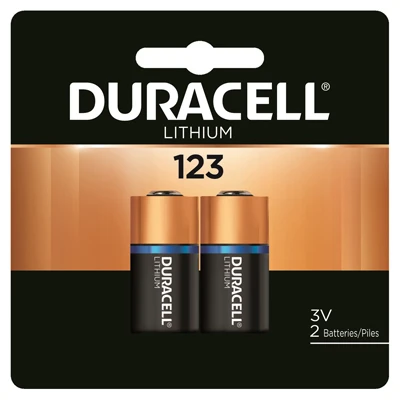 Lithium Photo Battery, #123, 3-Volt, 2-Pk.