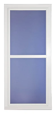 Easy Vent Selection Storm Door, Full-View Glass, White, 32 x 81-In.