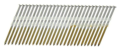Collated Framing Nails, Full Round Head, Bright Finish, .113 x 3 In., 4,000-Ct.