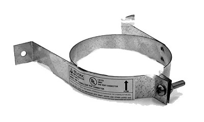 Type B Gas Vent Wall Band, 3-inch For Hvac Duct Stabilization