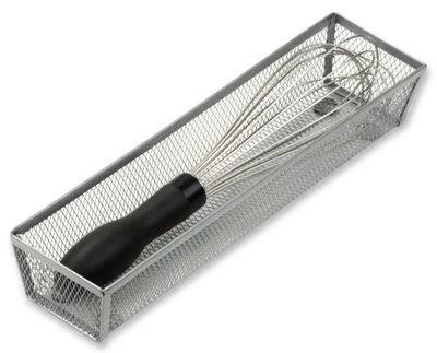 Drawer Organizer, Steel Mesh, 12 x 3 x 2-In.