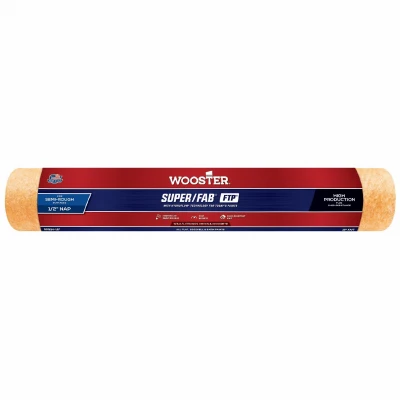 Super Fab Paint Roller Cover, Shed Resistant, 18 x 1/2-In. Nap