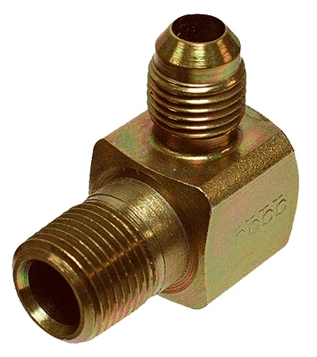 90 Degree Hydraulic Adapter, 1/2-In. Male JIC x 1/2-In. MP