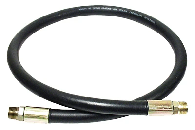 Hydraulic Hose, 5000 Psi, 1/4-inch X 18-inch, 2 Wire Braids