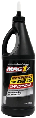 85W140 Gear Oil, 1 Qt.