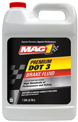 Dot 3 Premium Brake Fluid, 1-gallon - Exceeds Fmvss No. 116 Standards
