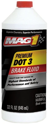 DOT 3 Premium Brake Fluid, 1-Qt.