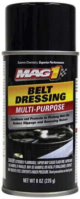 Belt Dressing, 8 Ounce Bottle for Belt Slippage Prevention and Maintenance