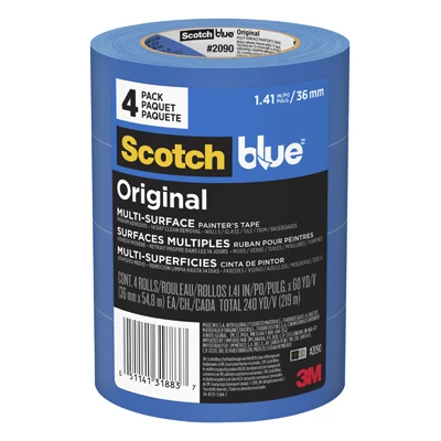 Blue Painters Tape, 1.41 In. x 60 Yd., 4-Pk.