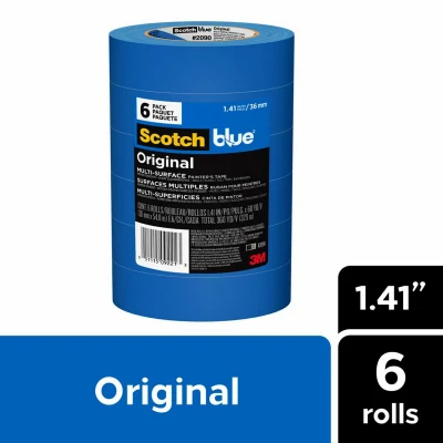 Original Painter's Tape, 1.41 In x 60 Yd., 6 Roll Pack