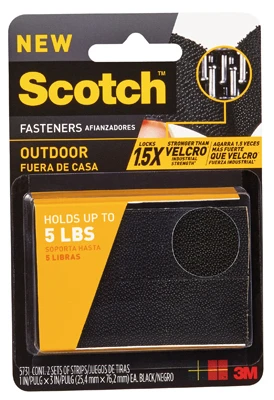 Outdoor Mounting Fasteners, Black, 1 x 3-In., 2-Pk.