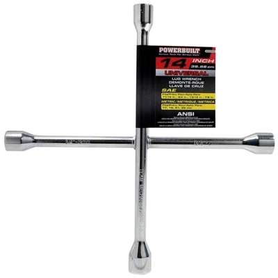 Universal/SAE/Metric Lug Wrench, 14-In.