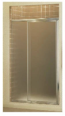 Vista Pivot II Silver Frame Trimmable Shower Door Adjustable 31 to 36 Inches