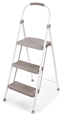 Step Stool, 3-Step, Steel