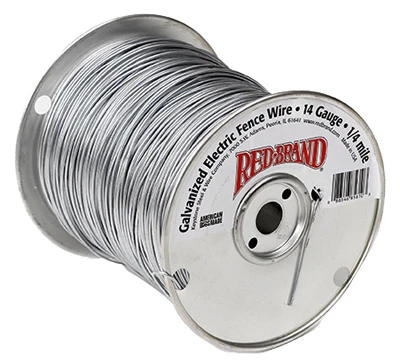Electric Fence Wire, .25-Mile, 14-Gauge