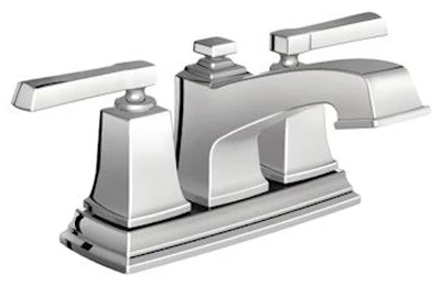 Boardwalk Collection Lavatory Faucet With Pop-Up, Chrome Finish