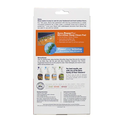 PowerPlus Microfiber Deep Clean Floor Pad, Washable