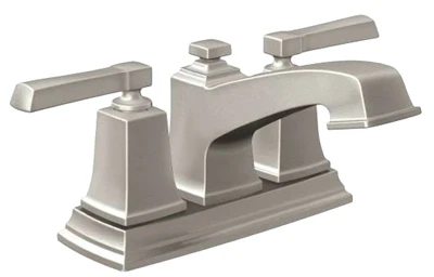 Boardwalk Collection Lavatory Faucet With Pop-Up, Brushed Nickel