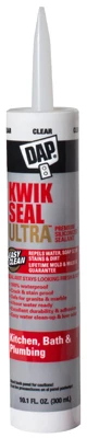 Kwik Seal Ultra Premium Silicone Kitchen & Bath Sealant, Clear, 10.1-oz.