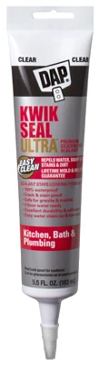 Kwik Seal Ultra Kitchen & Bath Sealant, Clear, 5.5-oz.