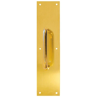 3.5 x 15-In. Pull Plate, brass