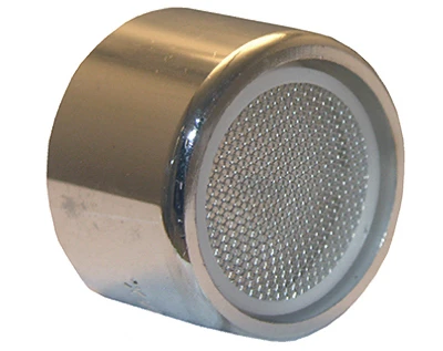 Faucet Aerator, Chrome, 1.2-GPM, 55/64-In. x 27 Female