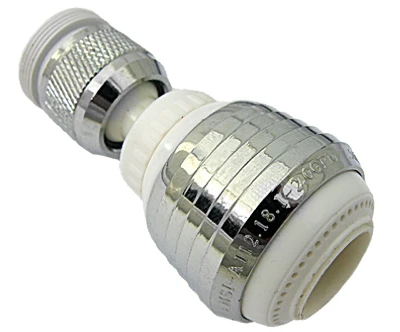 Swivel Spray Aerator, 360 Degree, 55/64 x 27 Female x 15/16-In. Male