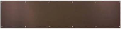 Kick Plate, Bronze, 6 x 30-In.
