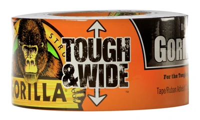 Tough & Wide Tape, Black, 2.88-In. x 25-Yd.
