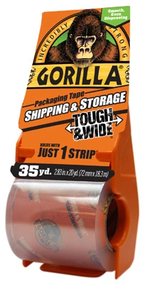 Heavy Duty Packaging Tape Tough & Wide, 3-In. x 35-Yd.