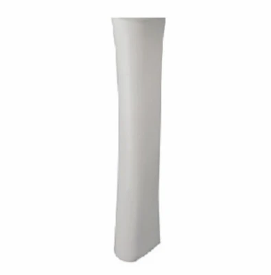 Pedestal for Lavatory Sink, With Hanger, White