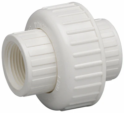 Schedule 40 PVC Threaded Union, 2 In.