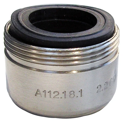 Dual Thread Aerator, Satin Nickel, 15/16 MPT x 55/64 In. FPT x 27 Thread