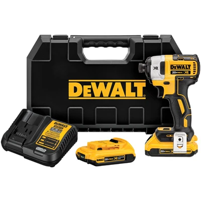 20-Volt Max XR Impact Driver, 3-Speed Brushless Motor, 1/4-In., 2 Lithium-Ion Batteries