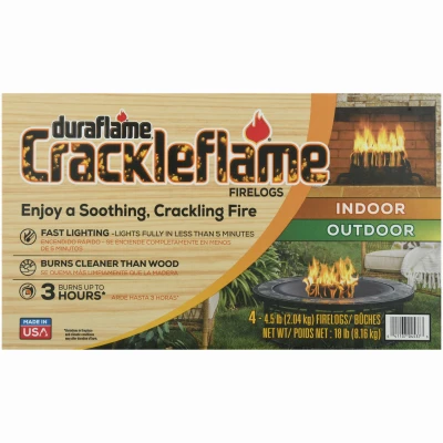 Crackleflame Firelogs, 4.5-Lbs. Each, 4-Pk.