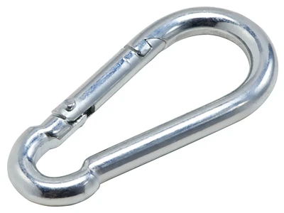 Safety Opening Interlocking Spring Snap, Zinc, 1 In.