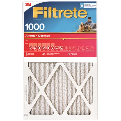 18x20 x 1 In. Allergen Defense Red Micro Pleated Air Filter, 3 Months